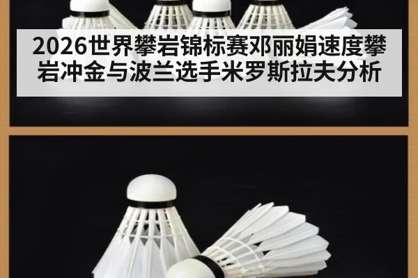 2026世界攀岩锦标赛邓丽娟速度攀岩冲金与波兰选手米罗斯拉夫分析